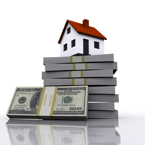 shutterstock_62792284_house_atop_stack_of_money